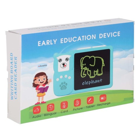 Czytnik do fiszek nauka angielskiego znikopis niebieski