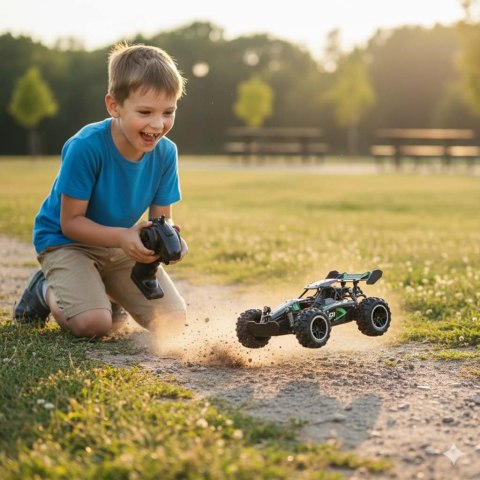 Samochód zdalnie sterowany High Speed Stunt 1;18 18km/h 2,4GHz