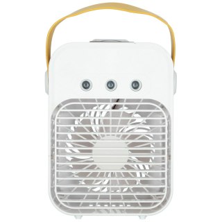 Klimatyzator klimator przenośny wentylator biurkowy nawilżacz 3w1 USB biały