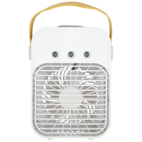 Klimatyzator klimator przenośny wentylator biurkowy nawilżacz 3w1 USB biały
