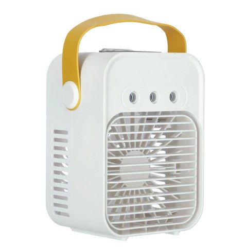Klimatyzator klimator przenośny wentylator biurkowy nawilżacz 3w1 USB biały