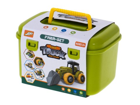 Farma traktor z przyczepą ciągnik do skręcania zwierzęta śrubokręt